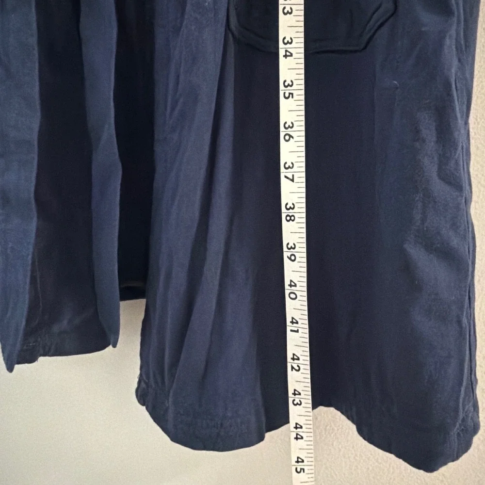 DudeRobe Mens Hooded Bathrobe Navy Blue Cotton Jersey L/XL Luxury Loungewear